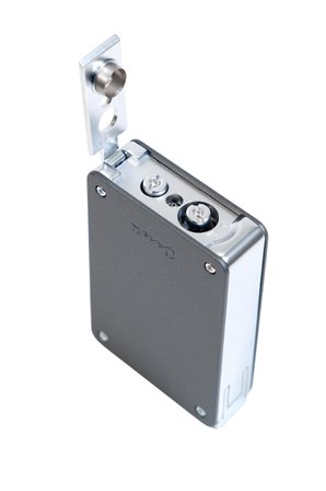 Caseti Çift Torch Pürmüz & Tek Torch Mum Alev Delicili Gunmetal Metal Puro Çakmağı
