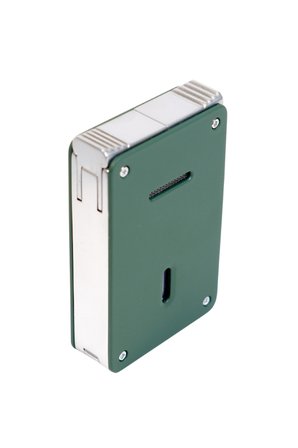 Caseti Çift Torch Pürmüz & Tek Torch Mum Alev Delicili Haki Metal Puro Çakmağı