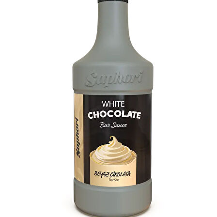 Saphori Beyaz Çikolatalı Bar Sos Beyaz Çikolatalı Gurme Sos 2.5 Kg