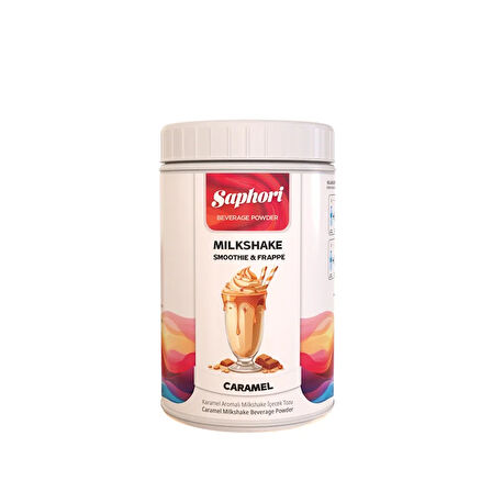 Saphori Karamel Aromalı Milkshake & Smoothie İçecek Tozu 1 Kg