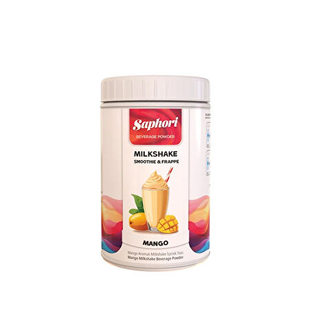 Saphori Mango Aromalı Milkshake & Smoothie İçecek Tozu 1 Kg