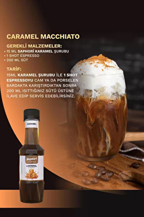 Saphori 6’lı Aromalı Kokteyl Şurubu Kahve Şurubu Seti 6 x 250 ML