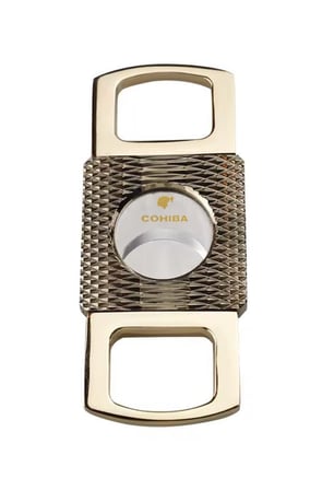 Cohiba Rose Gold Desenli Metal Puro Makası Kesici