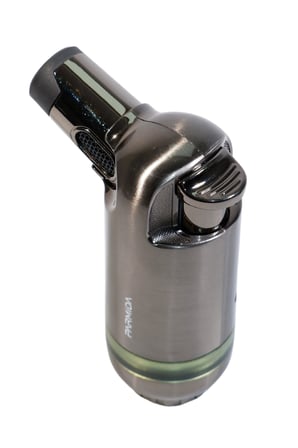 Parmida 3 Torch Pürmüz Gunmetal Masa Tipi Metal Puro Çakmağı