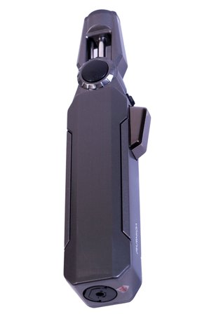 Parmida Tek Torch Pürmüz Oynar Başlıklı Gunmetal Masa Tipi Metal Puro Çakmağı