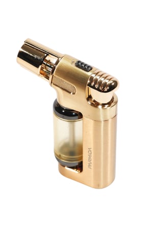 Parmida Tek Torch Pürmüz Gold Masa Tipi Metal Puro Çakmağı