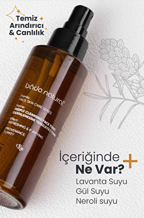 Bade Natural Derinlemesine Temizleyici ve Nemlendirici Tonik 100 ml