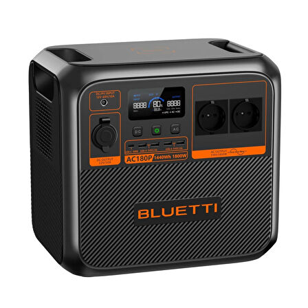 Bluetti AC180P UPS 1440Wh Kapasiteli Taşınabilir Güç Kaynağı (Bluetti Türkiye Garantili)