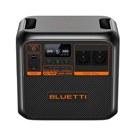 Bluetti AC180P UPS 1440Wh Kapasiteli Taşınabilir Güç Kaynağı (Bluetti Türkiye Garantili)