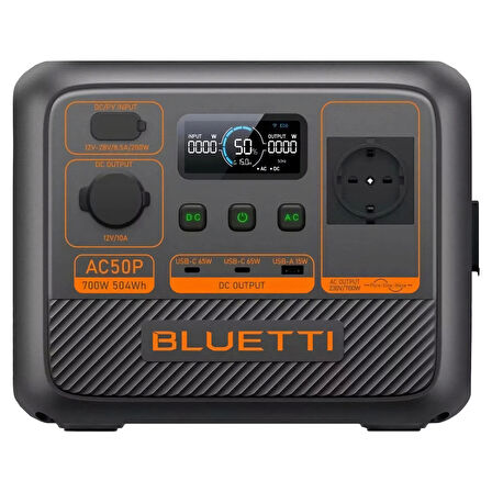Bluetti AC50P UPS 504Wh Kapasiteli Taşınabilir Güç Kaynağı (Bluetti Türkiye Garantili)
