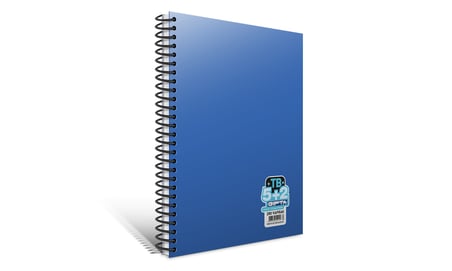 Gıpta Tb A4 Spiralli Seperatörlü Pp Kapak 5+2 Defter (5 Kareli + 2 Çizgili) 280 Yaprak (3 Lü Paket)
