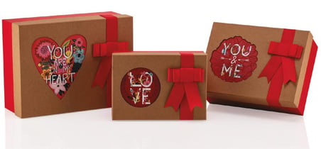Gıpta Valentines Rectangular Witc 3 Lü Hediye Kutusu Seti BX0053