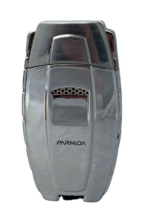 Parmida Çakmak Kesici Küllük Sehpa Dörtlü Gümüş Puro Seti