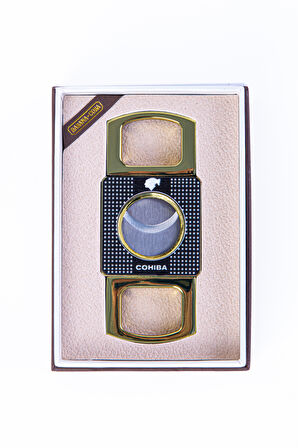 Cohiba Gold-Siyah Metal Puro Makası Kesici