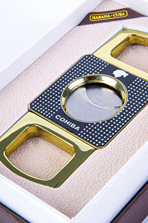 Cohiba Gold-Siyah Metal Puro Makası Kesici