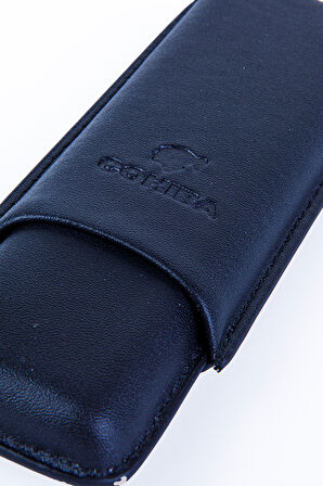Cohiba Siyah İkili Deri Puro Kılıfı
