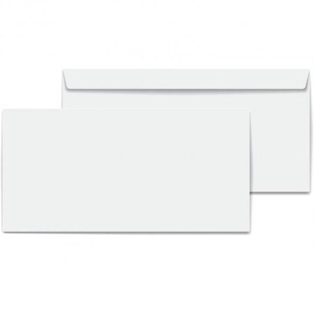 Asil Doğan As-1000 Diplomat Zarf Extra Silikonlu 10.5X24Cm 90 Gram Beyaz (500 Lü Paket)