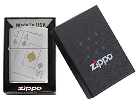 Zippo Çakmak Spades Black Jack Design 205-014041