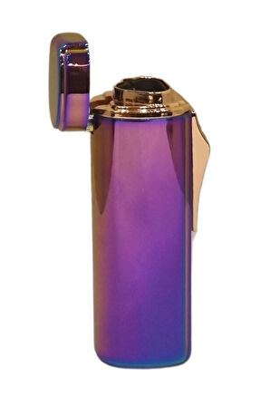 PremiumQuality Çok Renkli Üç Torch Pürmüz Metal Puro Çakmağı