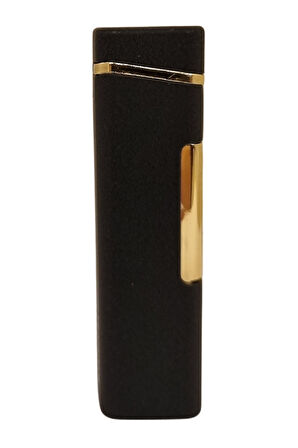 PremiumQuality Siyah Tek Torch Pürmüz Metal Puro Çakmağı