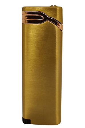 PremiumQuality Gold - Bronz Tek Torch Pürmüz Metal Puro Çakmağı