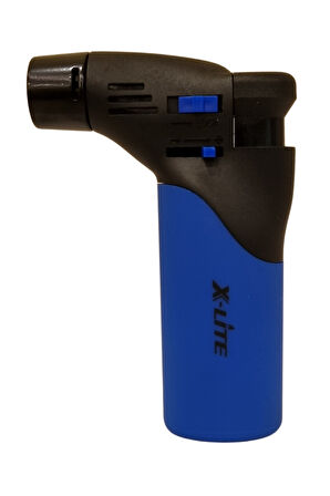 X-Lite Mavi Masa Tipi Tek Torch Pürmüz Plastik Puro Çakmağı