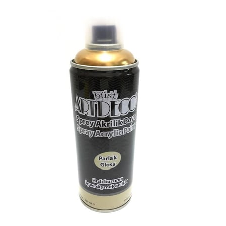 Artdeco 995 Akrilik Sprey Boya 400 Ml Krom Altın