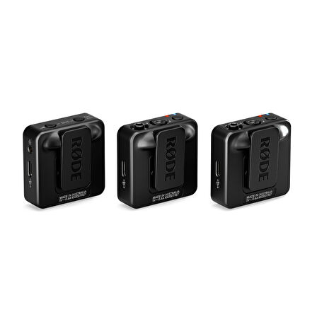 Wireless GO II (Gen 3) | 3.Nesil, İki vericili, 32-bit kayıt özellikli kablosuz mikrofon seti