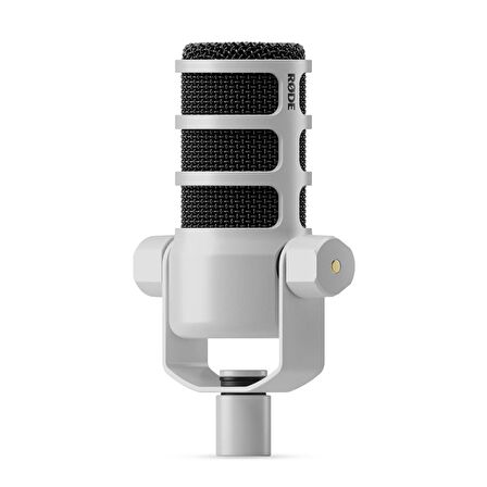 PodMic Profesyonel Dinamik Podcast White (Beyaz) - Broadcast Mikrofon
