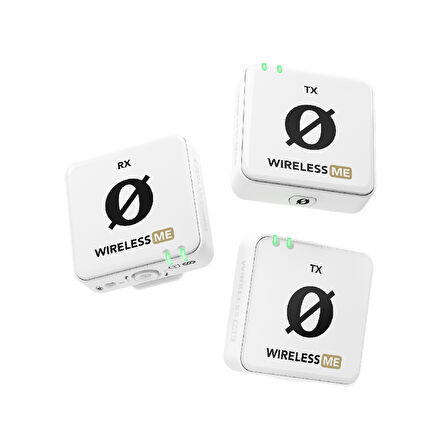 Wireless ME Dual: Beyaz | İki Vericili Kompakt Telsiz Mikrofon Sistemi