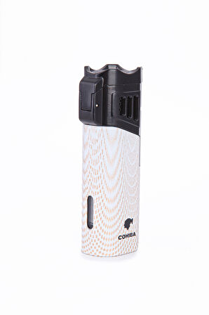Cohiba 4 Torch Pürmüz Beyaz Desenli Puro Çakmağı