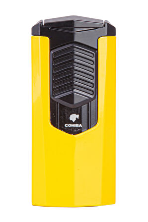 Cohiba 3 Torch Pürmüz Sarı-Siyah Metal Puro Çakmağı