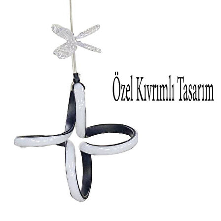 Buse Led Avize 3lü Sarkıt Model Avize Siyah