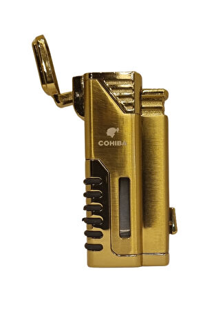 Cohiba 4 Torch Pürmüz Gold Metal Puro Çakmağı