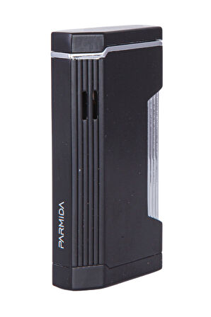 Cohiba Çift Torch Pürmüz Siyah Metal Puro Çakmağı