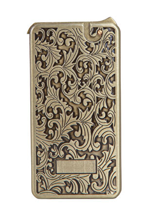 Cohiba Soft Flame Bronz Desenli Metal Çakmak