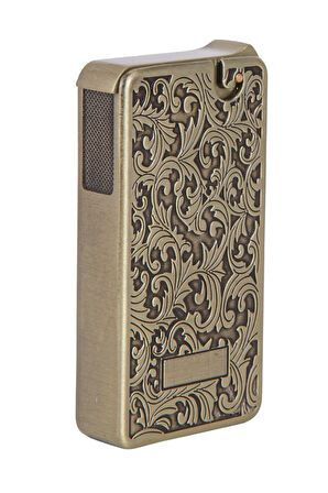 Cohiba Soft Flame Bronz Desenli Metal Çakmak