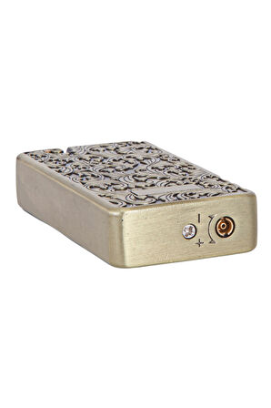 Cohiba Soft Flame Bronz Desenli Metal Çakmak