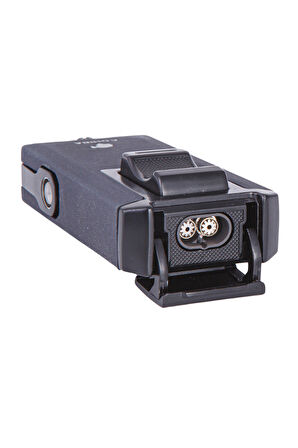 Cohiba Çift Torch Pürmüz Grafit-Siyah Metal Puro Çakmağı