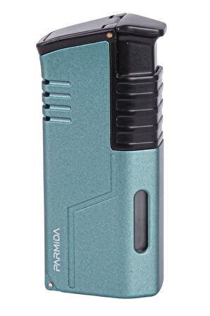 Parmida 3 Torch Pürmüz Gunmetal-Siyah Metal Puro Çakmağı