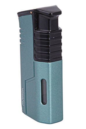 Parmida 3 Torch Pürmüz Gunmetal-Siyah Metal Puro Çakmağı