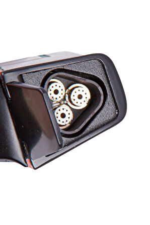 Parmida 3 Torch Pürmüz Gunmetal-Siyah Metal Puro Çakmağı
