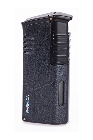 Parmida 3 Torch Pürmüz Siyah Metal Puro Çakmağı