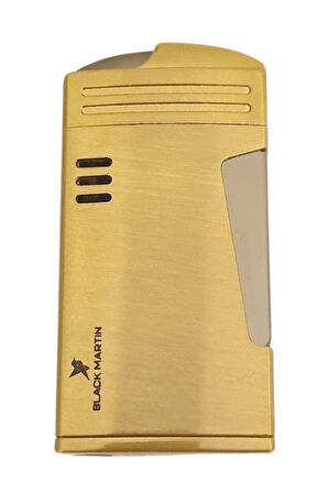 Black Martin Tek Torch Pürmüz Gold Metal Puro Çakmağı