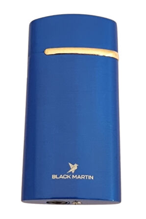 Black Martin Tek Torch Pürmüz Mavi Metal Puro Çakmağı