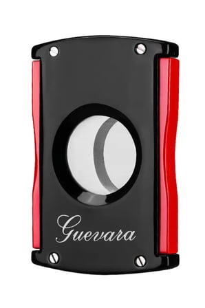 Guevara Kırmızı-Siyah Metal Puro Makası Kesici