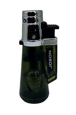 Jobon Tek Torch Pürmüz Siyah Puro Çakmağı