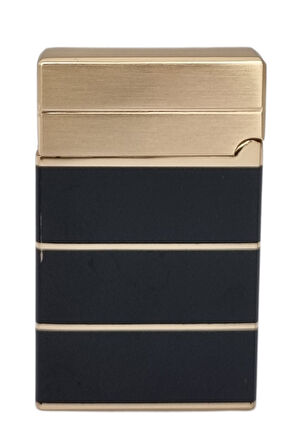 Vindiesel Soft Flame Siyah-Gold Desenli Çakmak