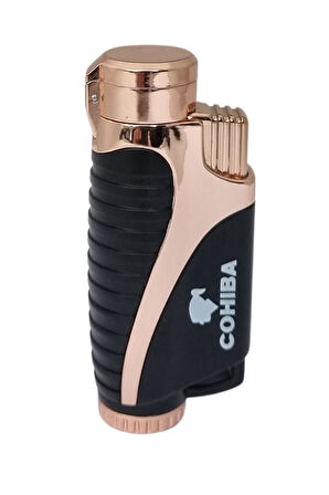 Cohiba 3 Torch Pürmüz Siyah-Bronz Puro Çakmağı