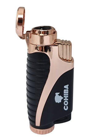 Cohiba 3 Torch Pürmüz Siyah-Bronz Puro Çakmağı